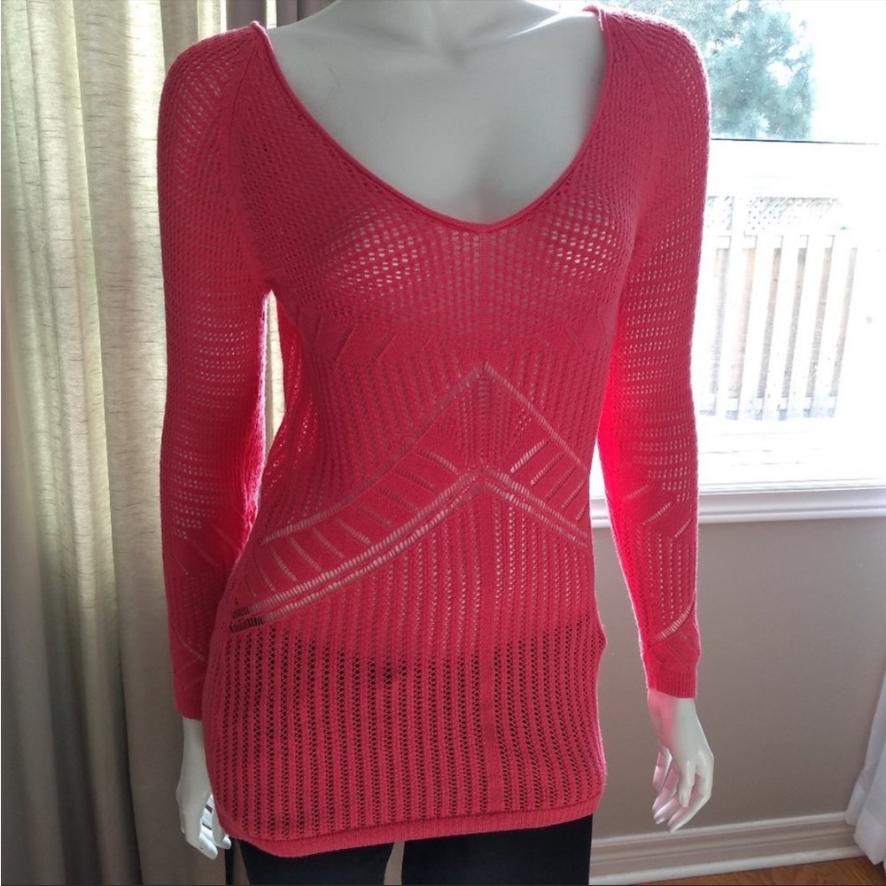Buffalo S coral knit top